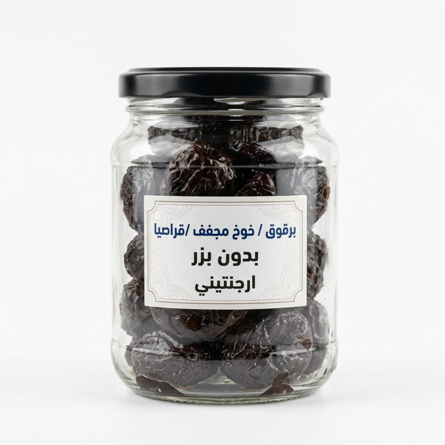 برقوق / خوخ مجفف /قراصيا بدون بزر ارجنتيني
