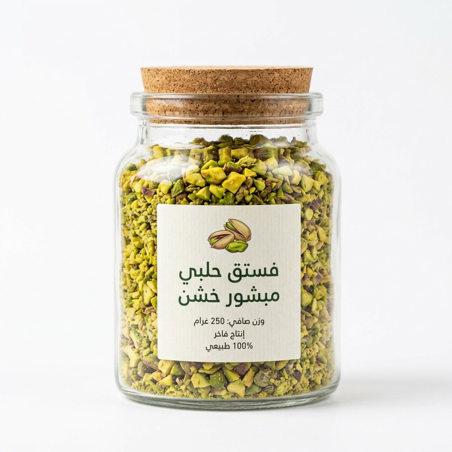فستق حلبي مبشور خشن