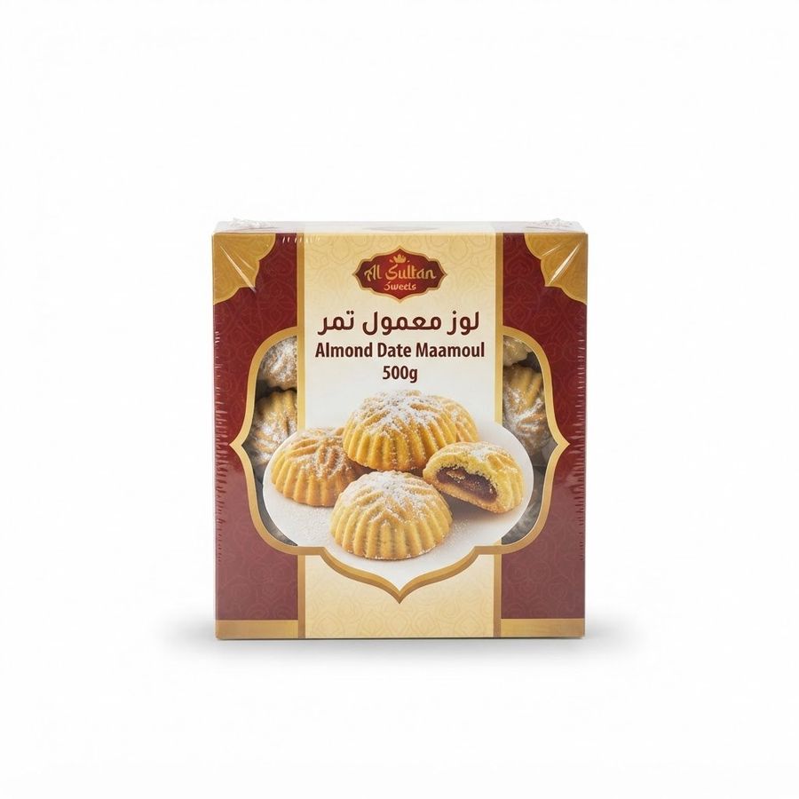 معمول تمر 500 غ لوز