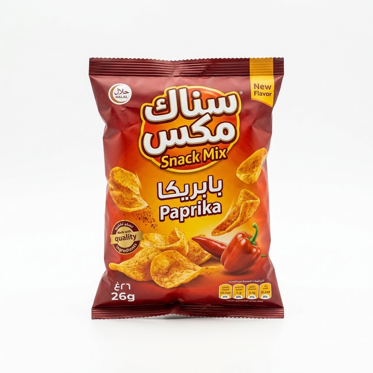 سناك مكس بابريكا 26غ