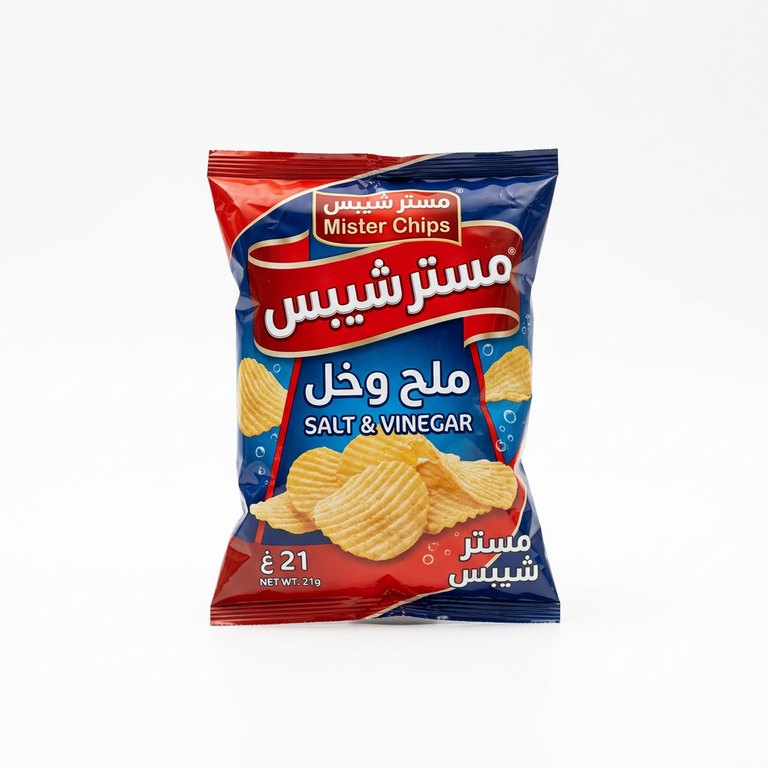 مستر شيبس ملح وخل 21 غ
