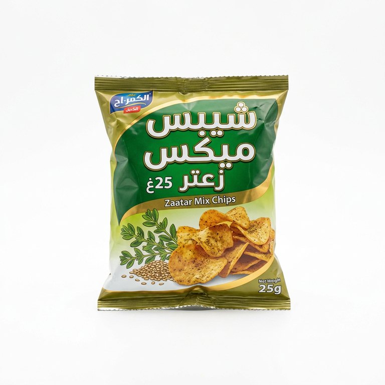 شيبس ميكس زعتر 25غ