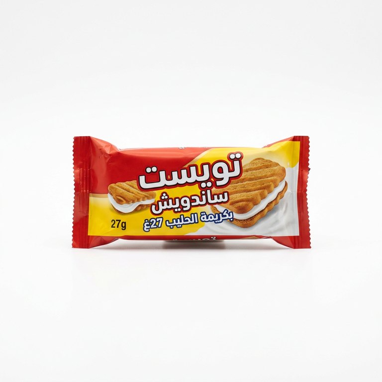 تويست ساندويش بكريمة الحليب 27غ