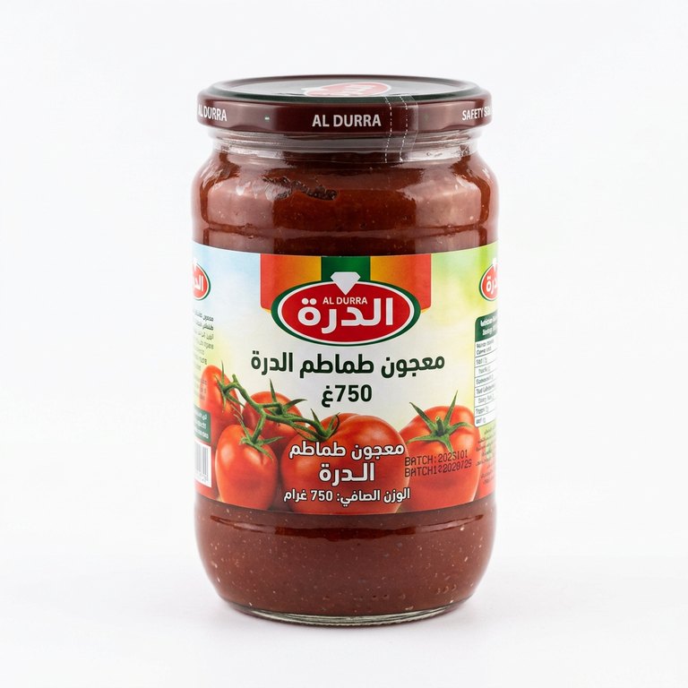 معجون طماطم الدرة 750غ
