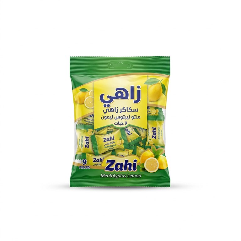 سكاكر زاهي منتو ليبتوس ليمون 9 حبات