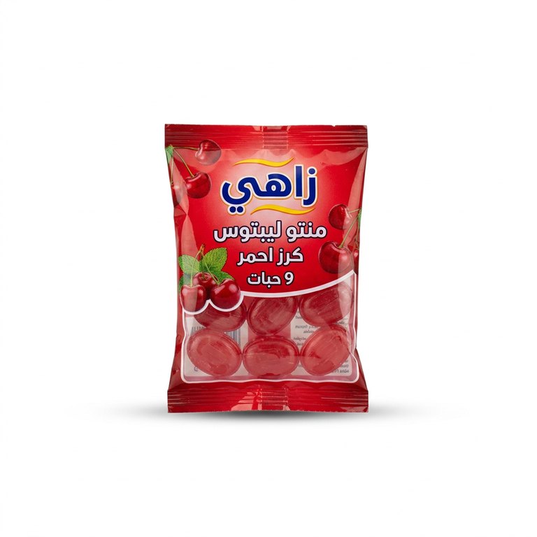 سكاكر زاهي منتو ليبتوس كرز احمر 9 حبات