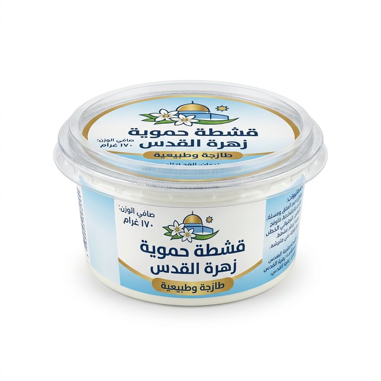 قشطة حموية زهرة القدس