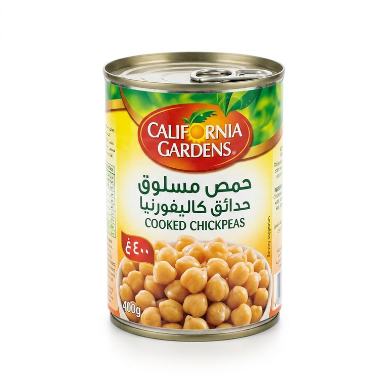 حمص مسلوق حدائق كاليفورنيا 400غ