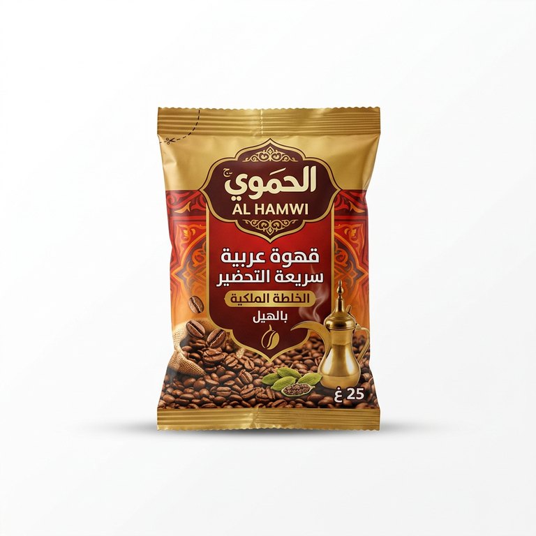 قهوة عربية سريعة التحضير الحموي 25 غ