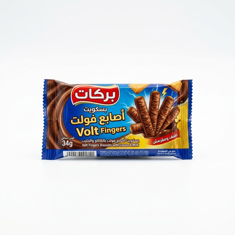 بسكويت بركات اصابع فولت 34غ