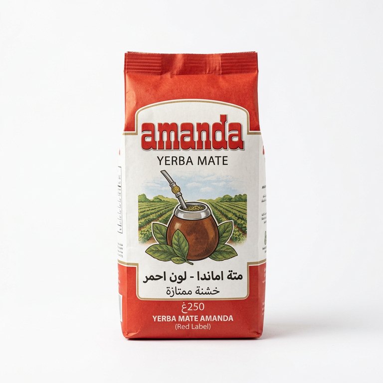 متة اماندا لون احمر 250غ