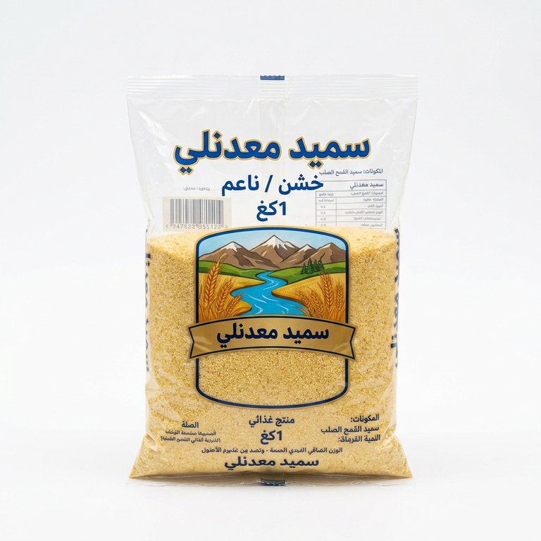 سميد معدنلي خشن/ ناعم 1كغ