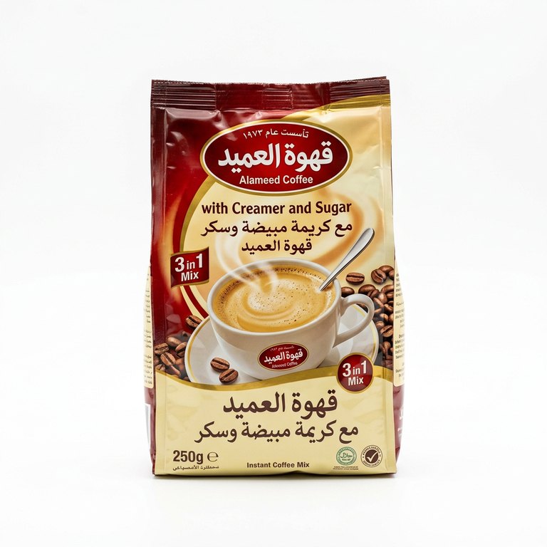 قهوة العميد مع كريمة مبيضة وسكر