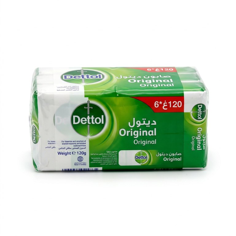 صابون ديتول 120غ*6