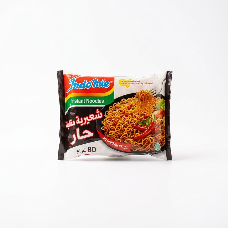 اندومي شعيرية مقلية حار 80غ
