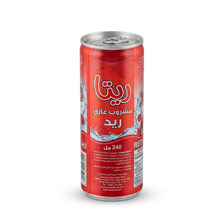 مشروب غازي ريتا ريد 240 مل