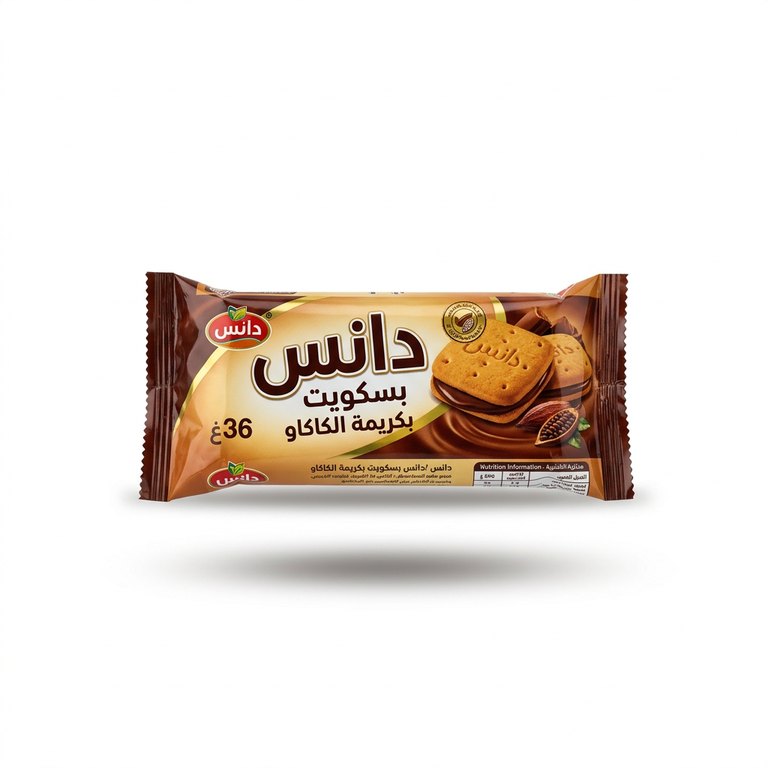 دانس بسكويت بكريمة الكاكاو 36غ
