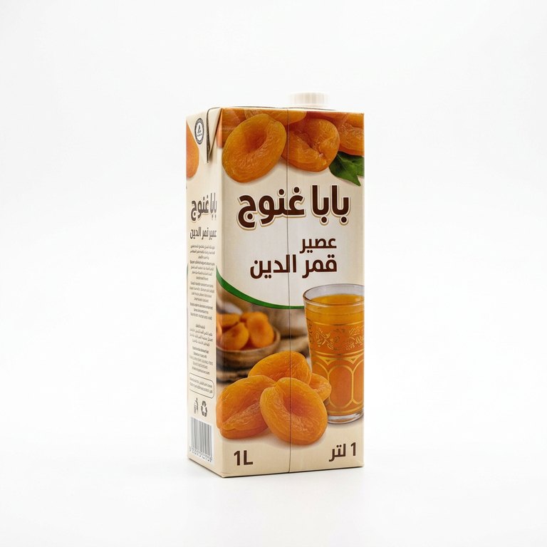 عصير قمر الدين بابا غنوج 1 لتر