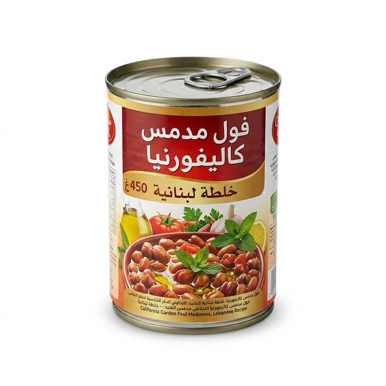فول مدمس كاليفورنيا خلطة لبنانية 450غ
