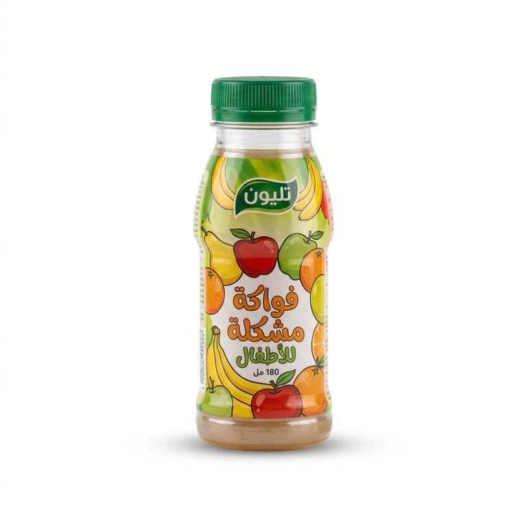 فواكة مشكلة للاطفال 180 مل