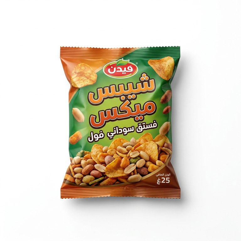 شيبس ميكس فستق سوداني 25غ فول